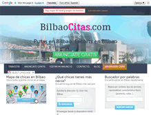 Tablet Screenshot of bilbaocitas.com